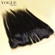 Human Virgin Hair Straight 13x4 Lace Frontal Closure With Baby Hair,Natural Color